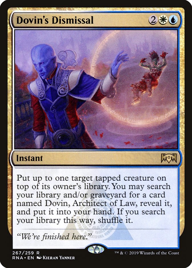 Dovin's Dismissal [Ravnica Allegiance] | Game Haven TX
