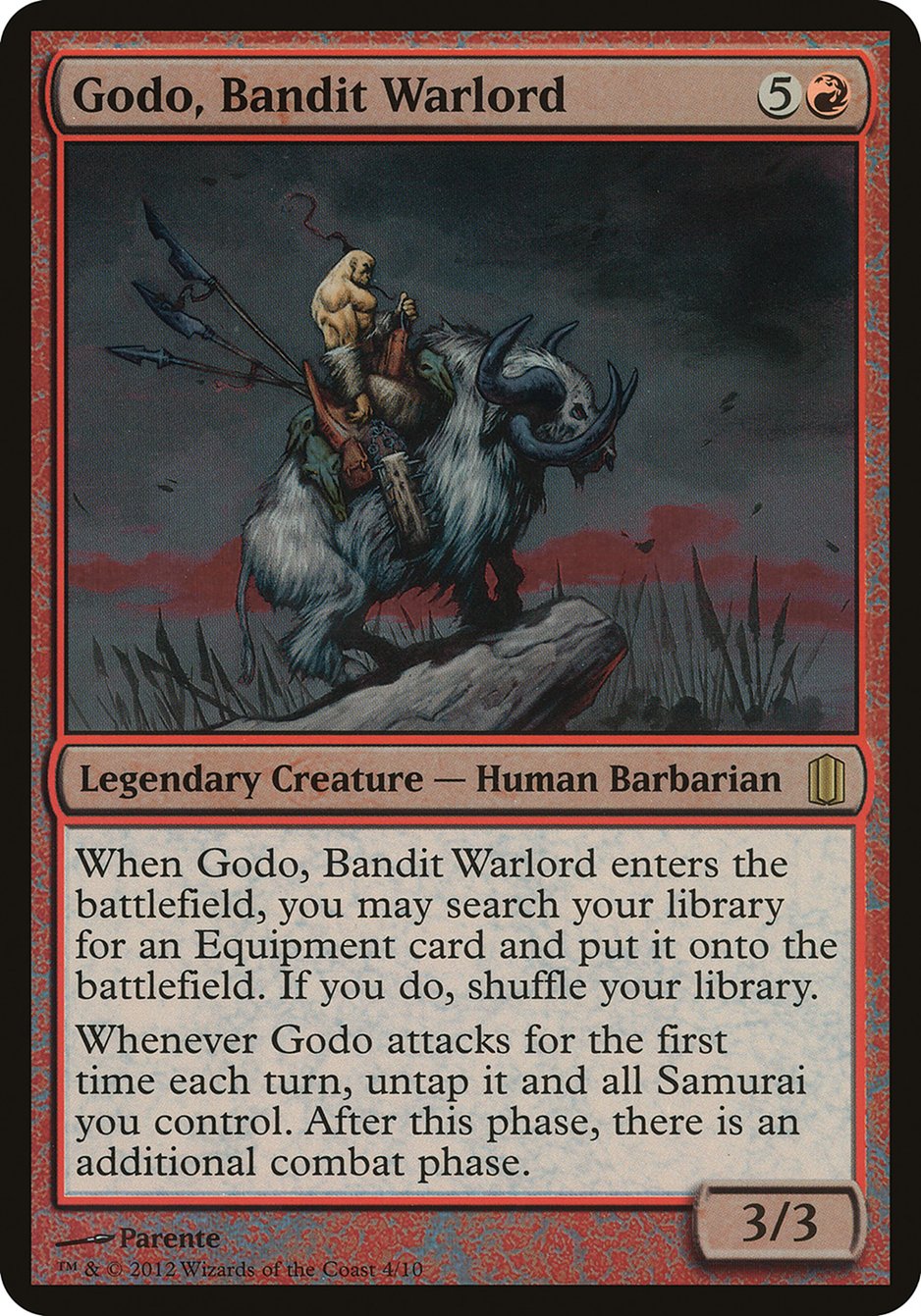 Godo, Bandit Warlord (Commander's Arsenal) [Commander's Arsenal Oversized] | Game Haven TX