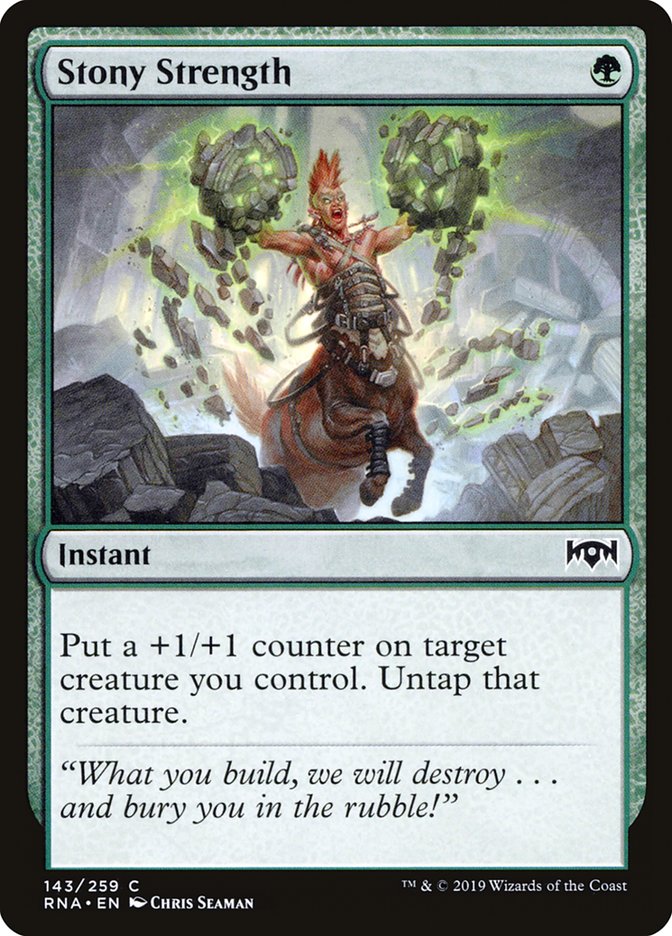 Stony Strength [Ravnica Allegiance] | Game Haven TX