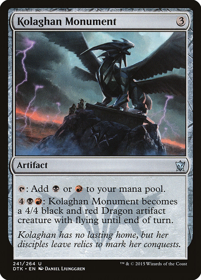 Kolaghan Monument [Dragons of Tarkir] | Game Haven TX