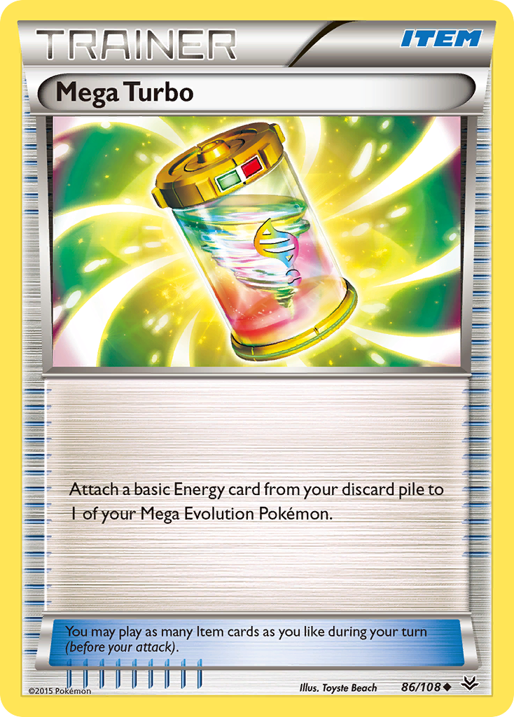 Mega Turbo (86/108) [XY: Roaring Skies] | Game Haven TX