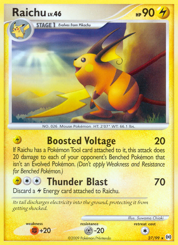 Raichu (27/99) [Platinum: Arceus] | Game Haven TX