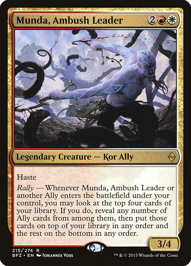 Munda, Ambush Leader [Battle for Zendikar] | Game Haven TX