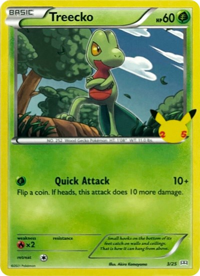Treecko (3/25) [McDonald's 25th Anniversary] | Game Haven TX
