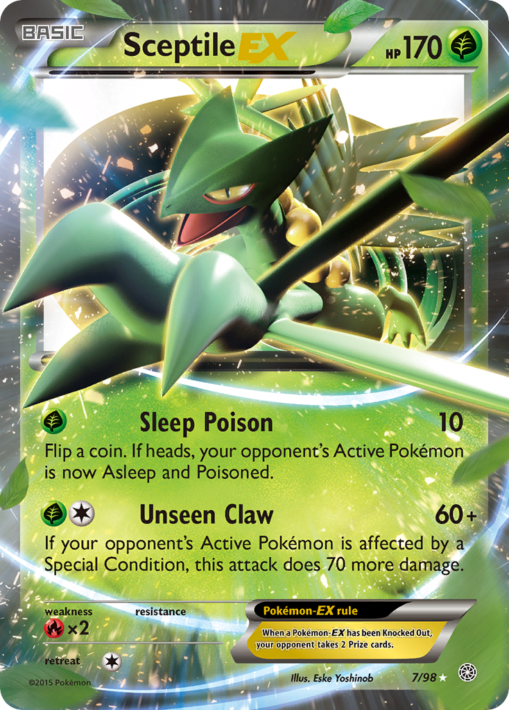 Sceptile EX (7/98) [XY: Ancient Origins] | Game Haven TX