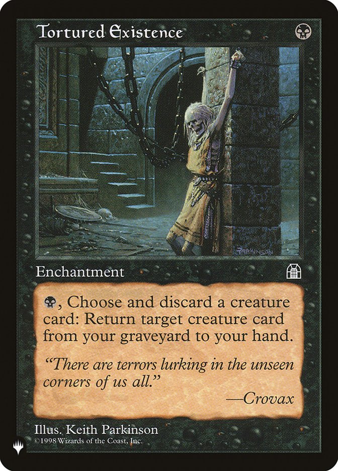 Tortured Existence [The List] | Game Haven TX