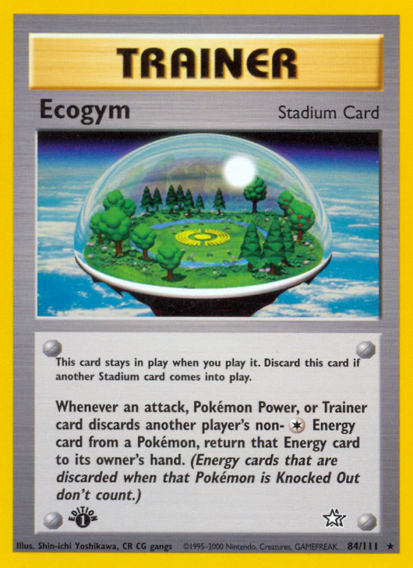 Ecogym (84/111) [Neo Genesis 1st Edition] | Game Haven TX