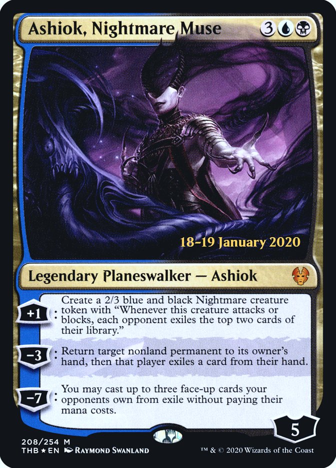 Ashiok, Nightmare Muse [Theros Beyond Death Promos] | Game Haven TX