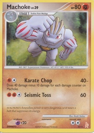 Machoke (4/11) [Diamond & Pearl: Trainer Kit - Lucario] | Game Haven TX