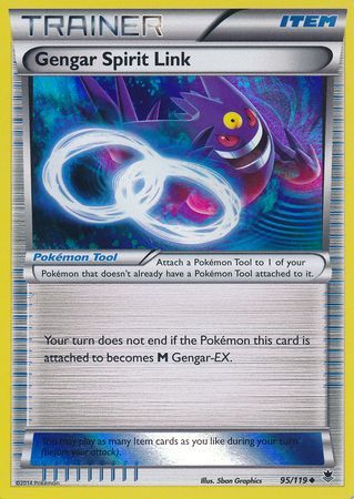 Gengar Spirit Link (95/119) (Alternate Holo Gamestop Exclusive) [XY: Phantom Forces] | Game Haven TX
