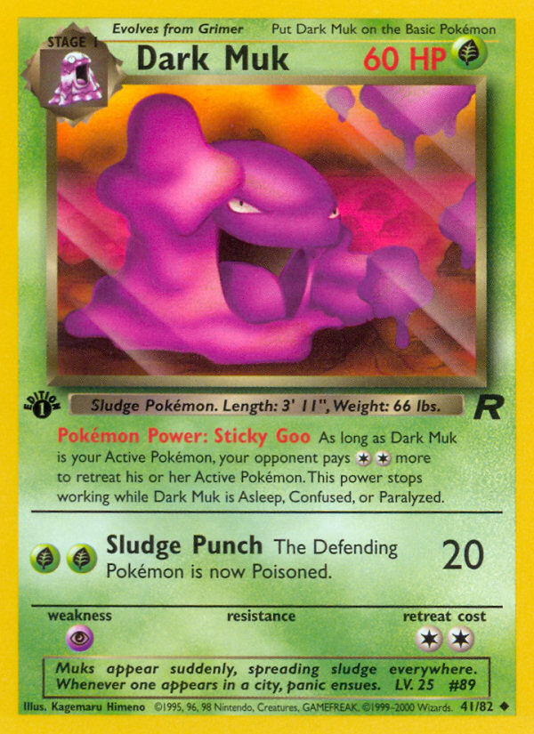 Dark Muk (41/82) [Team Rocket 1st Edition] | Game Haven TX
