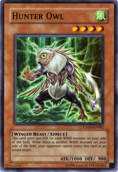 Hunter Owl [GX03-EN002] Super Rare | Game Haven TX