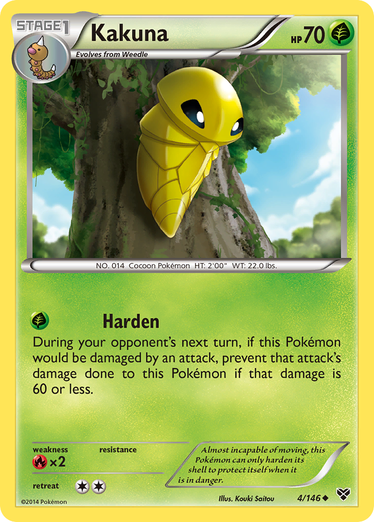 Kakuna (4/146) [XY: Base Set] | Game Haven TX