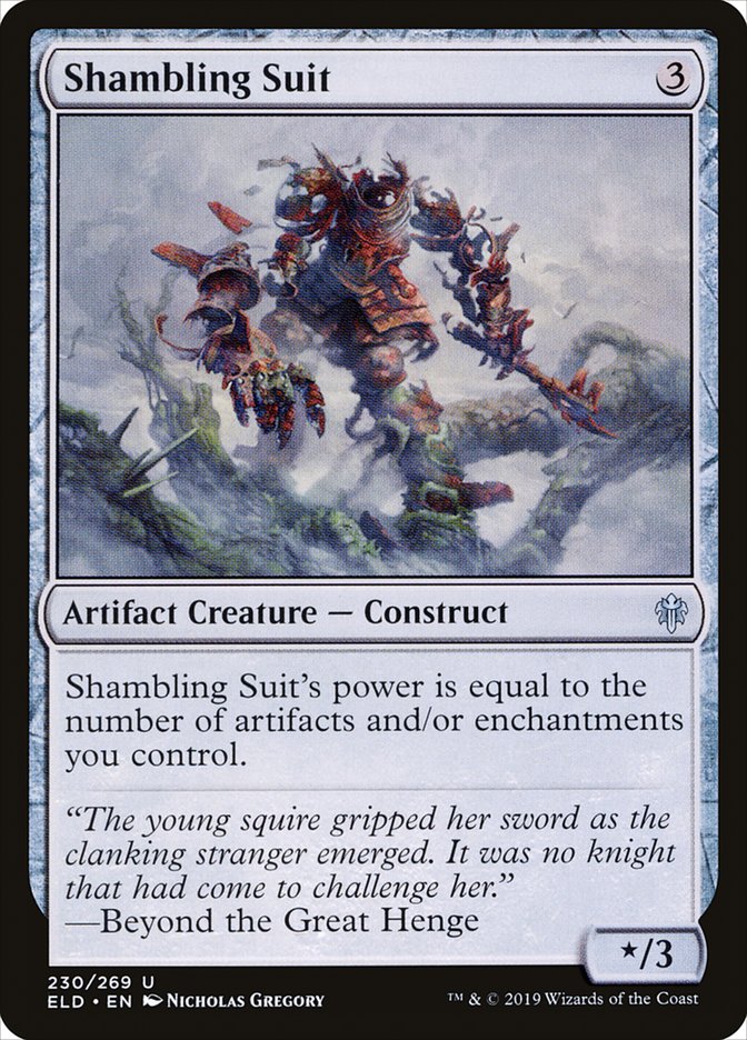Shambling Suit [Throne of Eldraine] | Game Haven TX