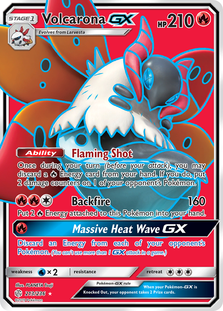Volcarona GX (213/236) [Sun & Moon: Cosmic Eclipse] | Game Haven TX