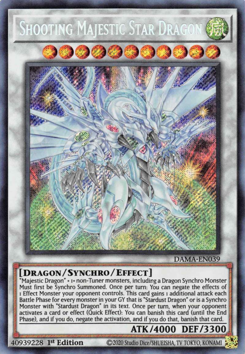 Shooting Majestic Star Dragon [DAMA-EN039] Starlight Rare | Game Haven TX