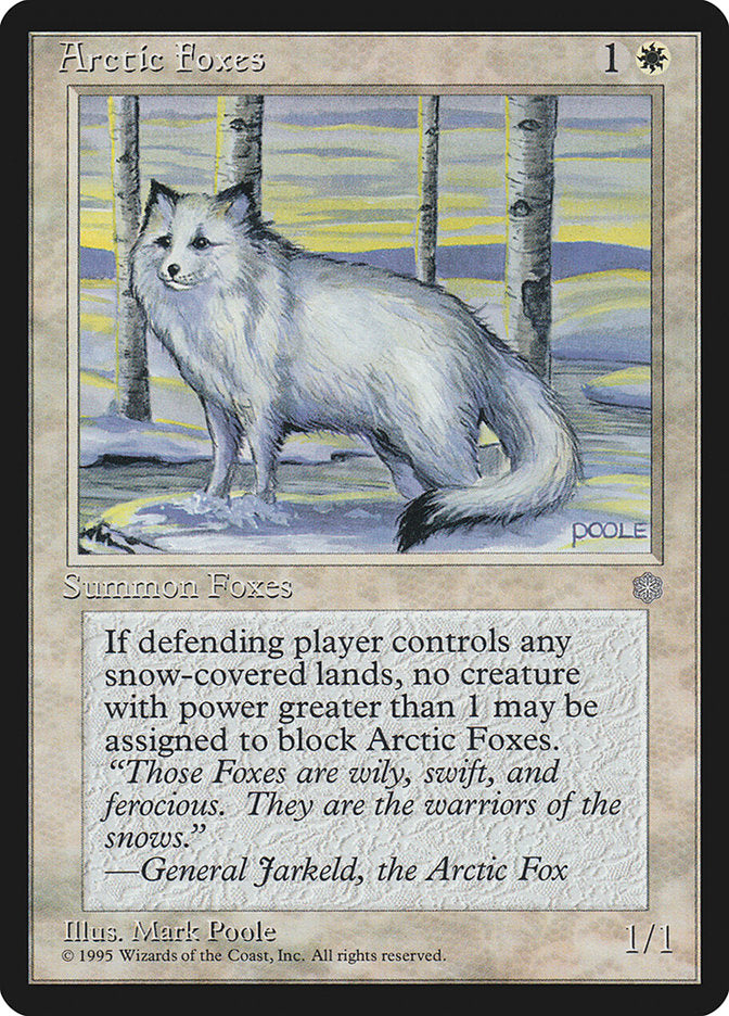 Arctic Foxes [Ice Age] | Game Haven TX
