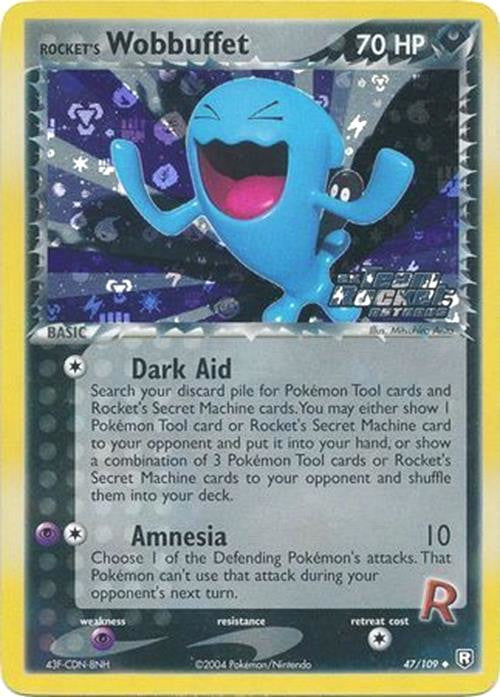 Rocket's Wobbuffet (47/109) (Stamped) [EX: Team Rocket Returns] | Game Haven TX