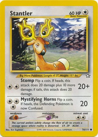 Stantler (76/111) [Neo Genesis Unlimited] | Game Haven TX