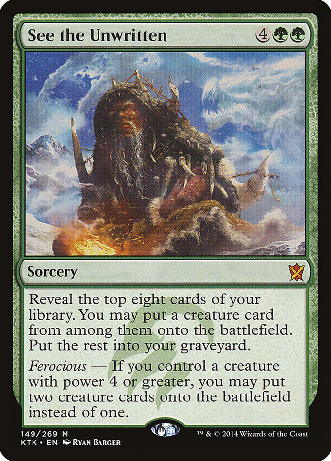See the Unwritten [Khans of Tarkir] | Game Haven TX