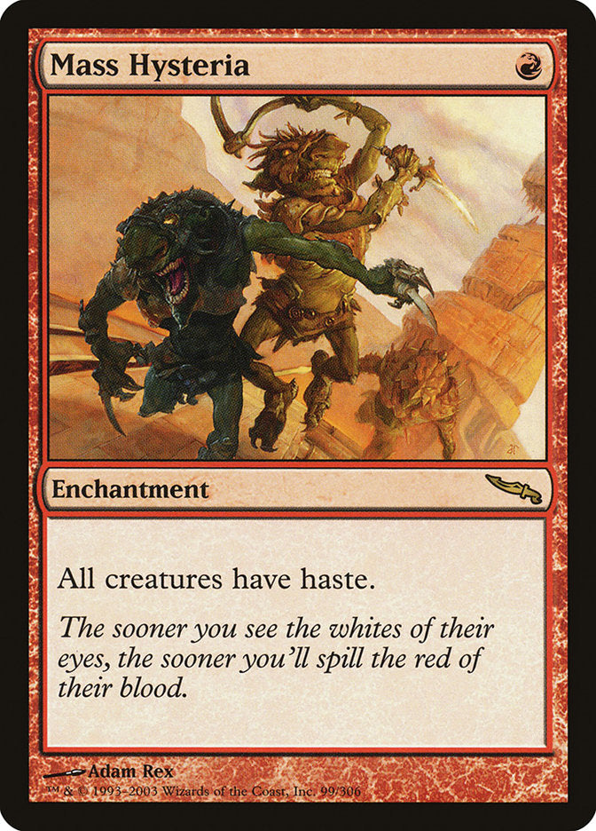 Mass Hysteria [Mirrodin] | Game Haven TX