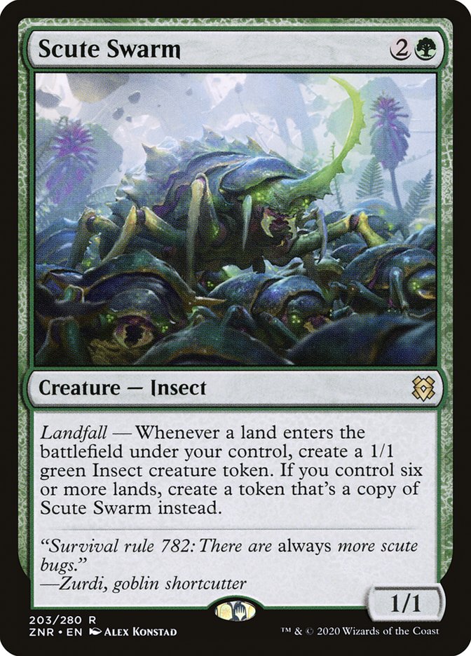 Scute Swarm [Zendikar Rising] | Game Haven TX