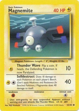 Magnemite (53/102) [Base Set Unlimited] | Game Haven TX