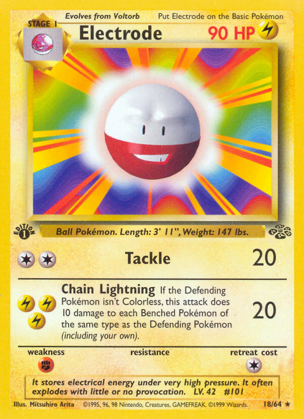 Electrode (18/64) [Jungle 1st Edition] | Game Haven TX