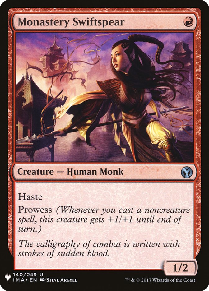 Monastery Swiftspear [Mystery Booster] | Game Haven TX