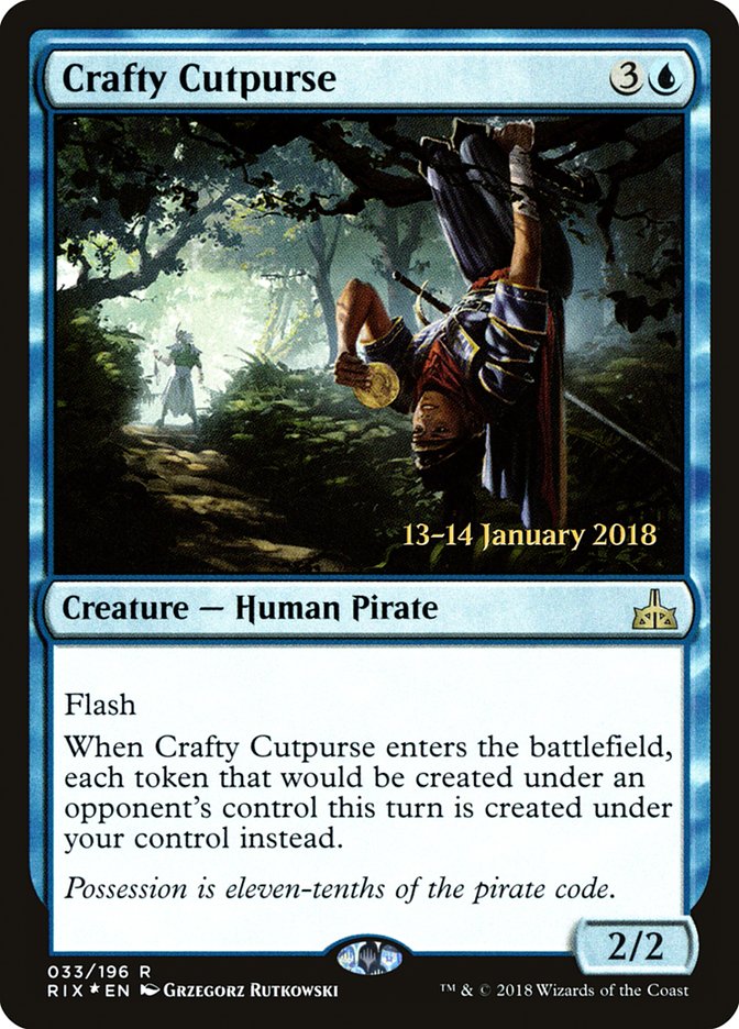 Crafty Cutpurse [Rivals of Ixalan Promos] | Game Haven TX