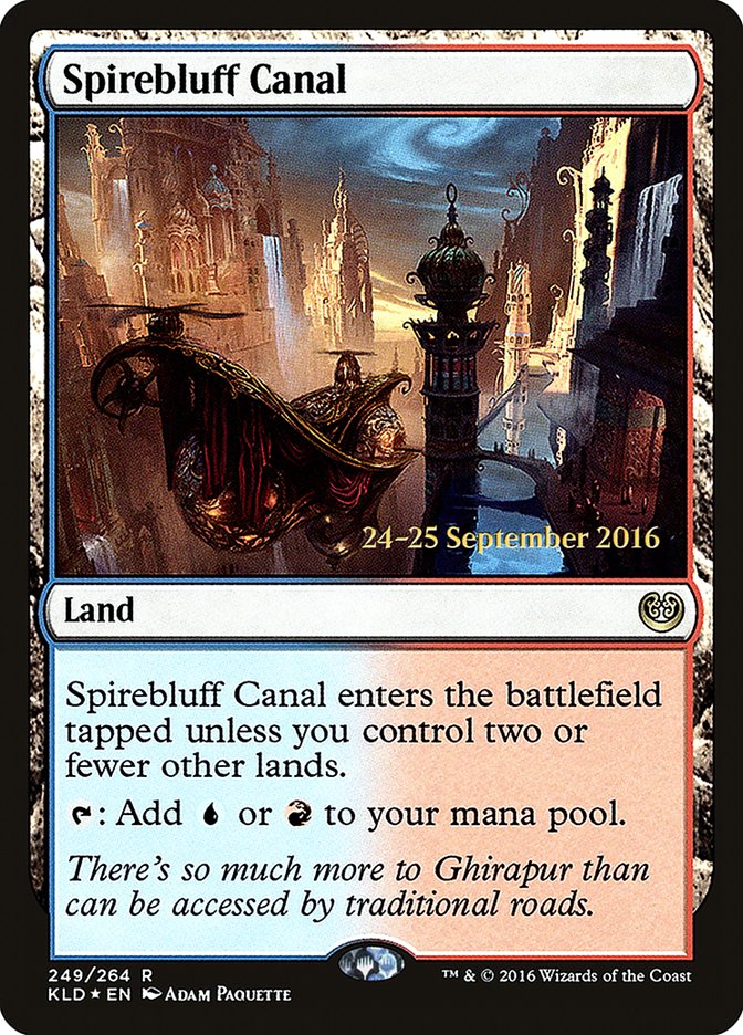 Spirebluff Canal  [Kaladesh Prerelease Promos] | Game Haven TX