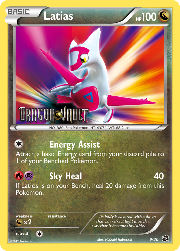 Latias (9/20) [Black & White: Dragon Vault] | Game Haven TX