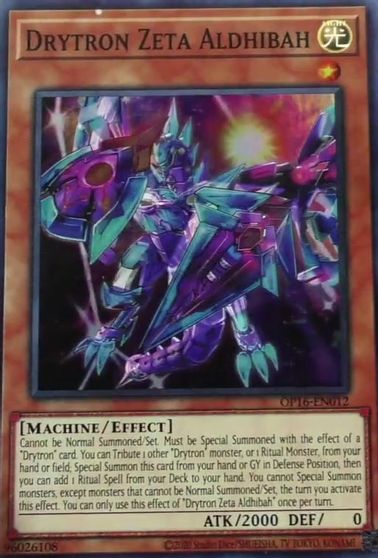 Drytron Zeta Aldhibah [OP16-EN012] Super Rare | Game Haven TX
