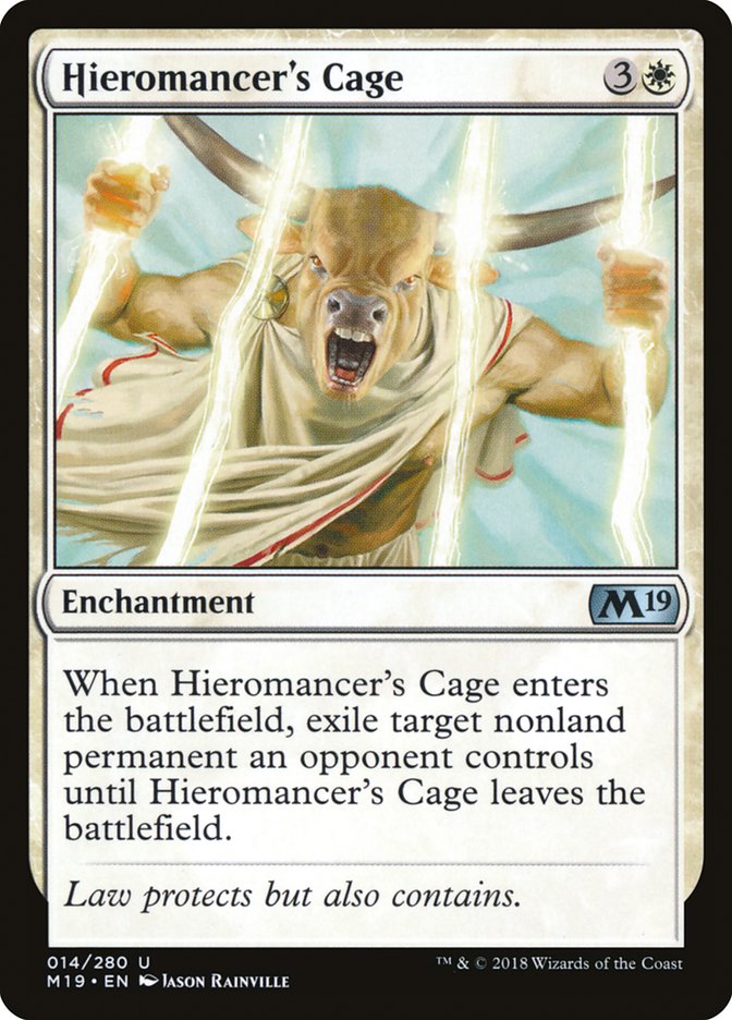 Hieromancer's Cage [Core Set 2019] | Game Haven TX