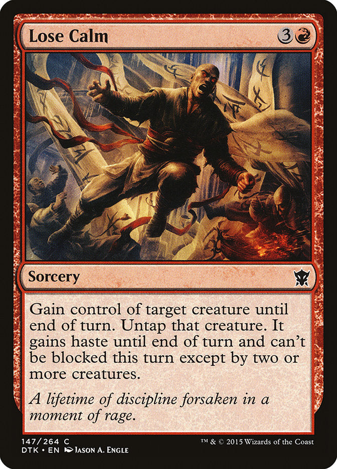 Lose Calm [Dragons of Tarkir] | Game Haven TX