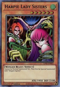 Harpie Lady Sisters (Green) [LDS2-EN065] Ultra Rare | Game Haven TX