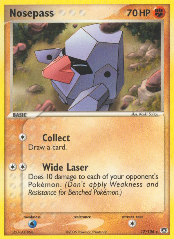 Nosepass (17/106) [EX: Emerald] | Game Haven TX