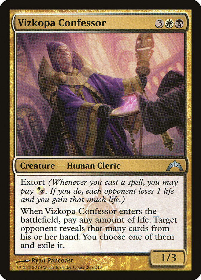 Vizkopa Confessor [Gatecrash] | Game Haven TX