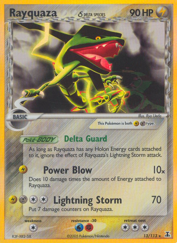 Rayquaza (13/113) (Delta Species) [EX: Delta Species] | Game Haven TX