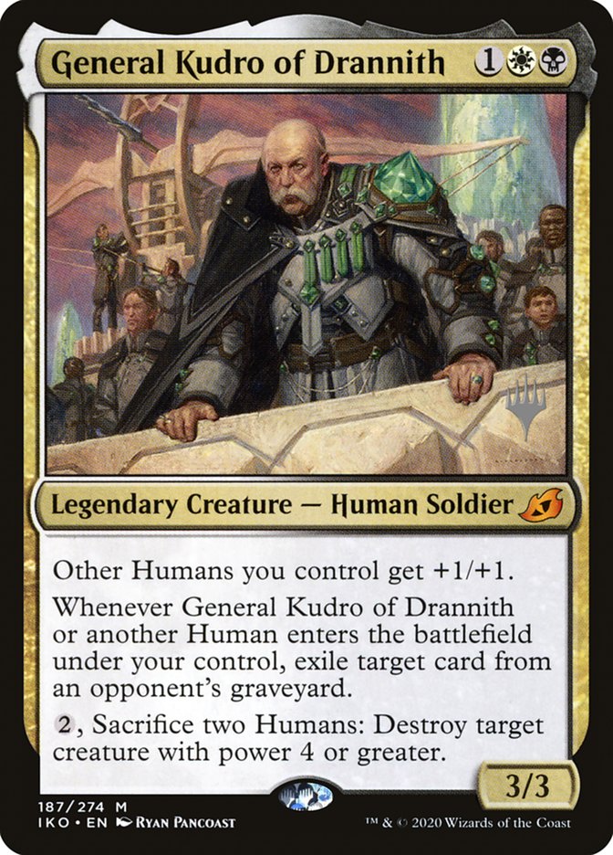 General Kudro of Drannith (Promo Pack) [Ikoria: Lair of Behemoths Promos] | Game Haven TX