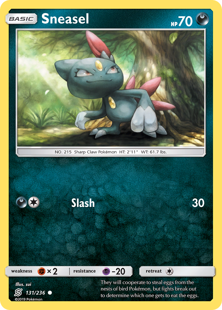 Sneasel (131/236) [Sun & Moon: Unified Minds] | Game Haven TX