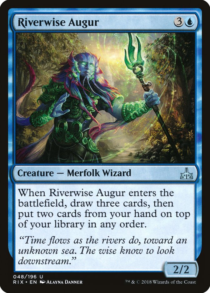 Riverwise Augur [Rivals of Ixalan] | Game Haven TX