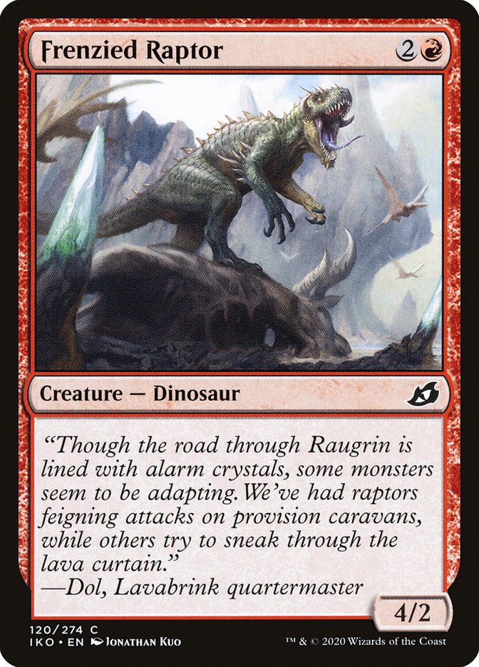 Frenzied Raptor [Ikoria: Lair of Behemoths] | Game Haven TX