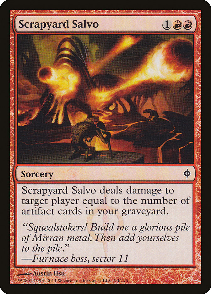Scrapyard Salvo [New Phyrexia] | Game Haven TX
