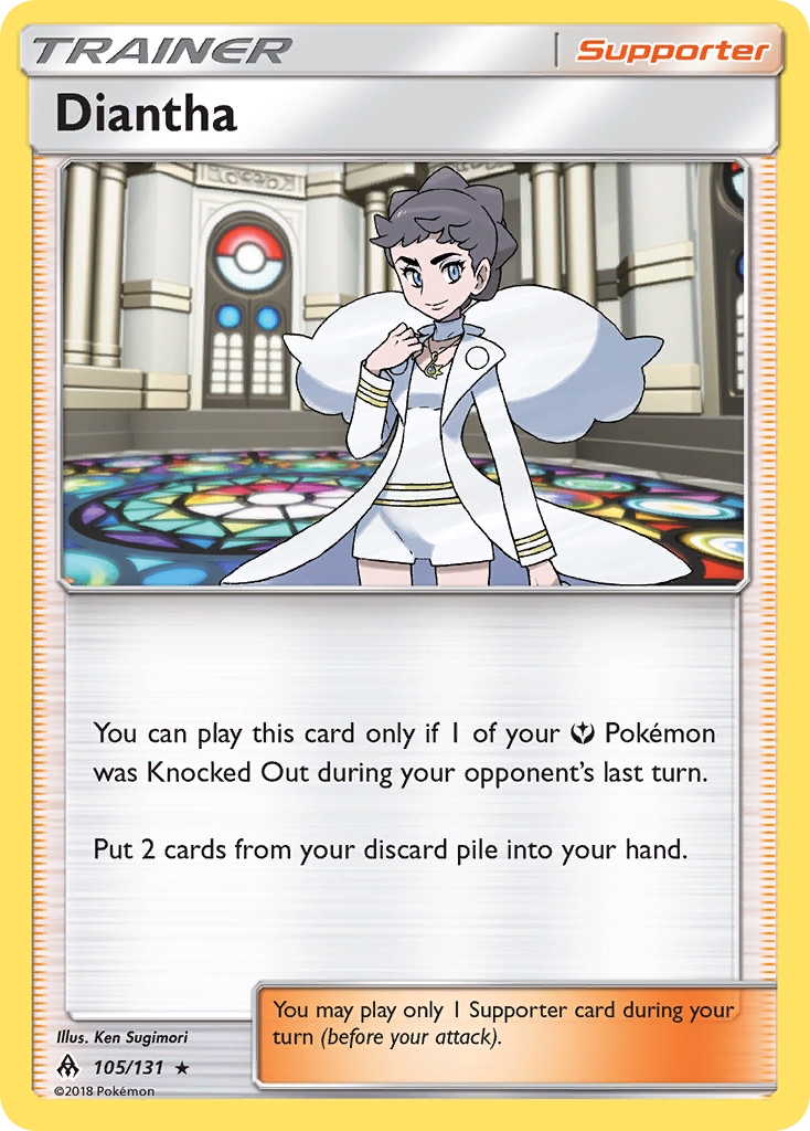 Diantha (105/131) [Sun & Moon: Forbidden Light] | Game Haven TX