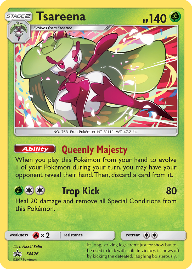 Tsareena (SM26) [Sun & Moon: Black Star Promos] | Game Haven TX