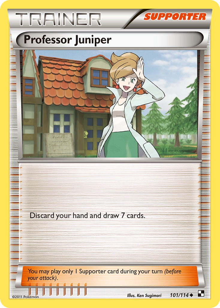 Professor Juniper (101/114) [Black & White: Base Set] | Game Haven TX