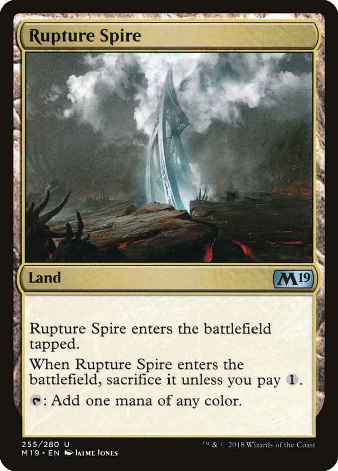 Rupture Spire [Core Set 2019] | Game Haven TX