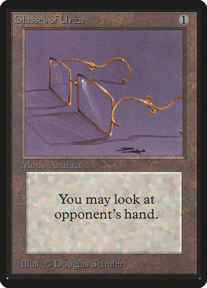 Glasses of Urza [Limited Edition Beta] | Game Haven TX