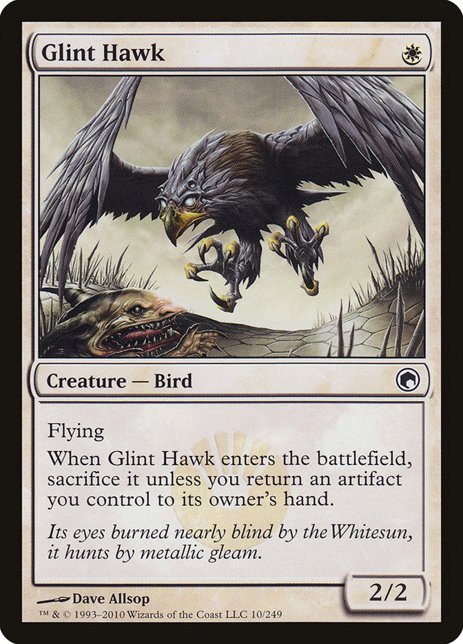 Glint Hawk [Scars of Mirrodin] | Game Haven TX
